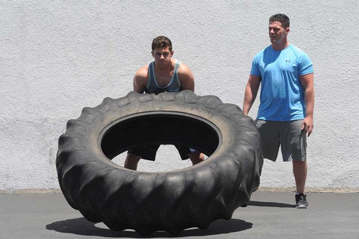 6 Day Large workout tire 